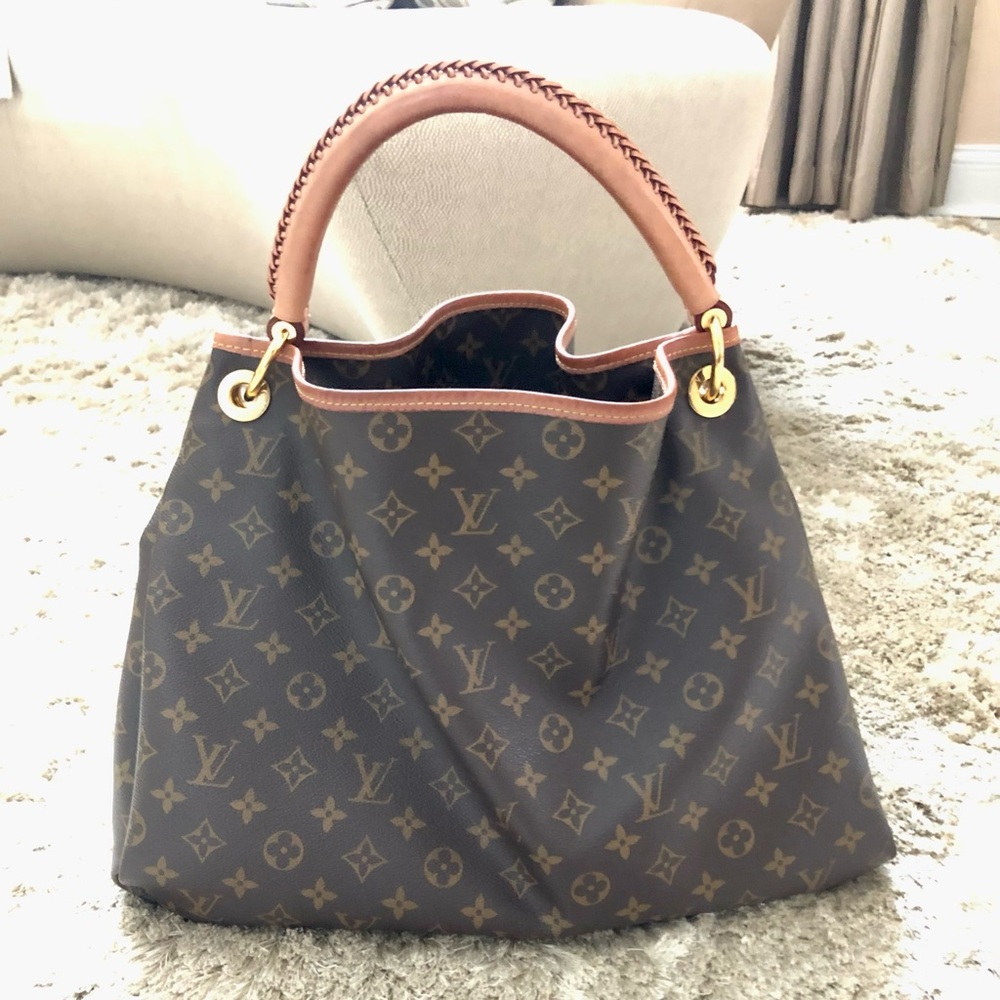 Louis Vuitton Brown Monogram Artsy Handbag Limited Edition, Vintage, Authentic